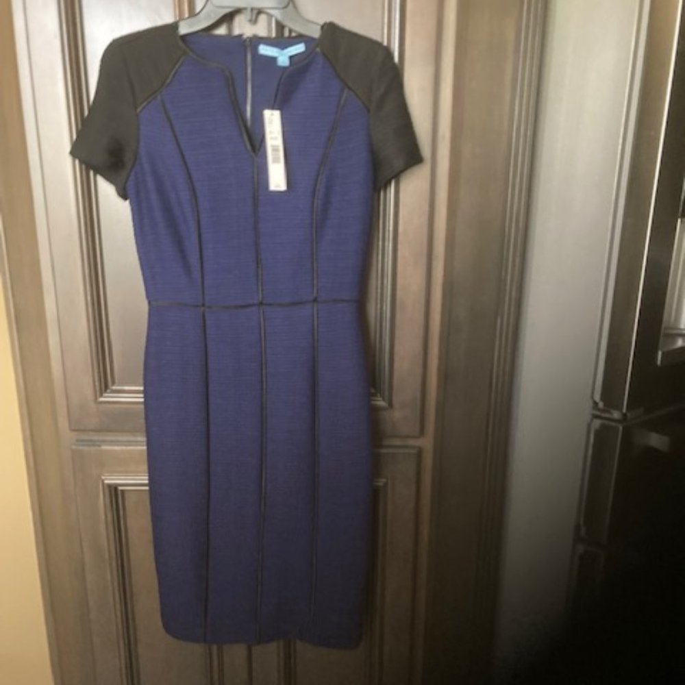 ANTONIO MELANI Black and Blue Dress